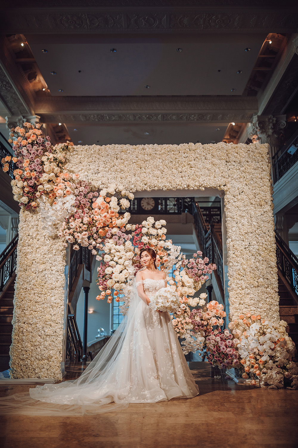 corinthian, houston, cranes, paper, unique, photography, romantic, reception, flowers, plants