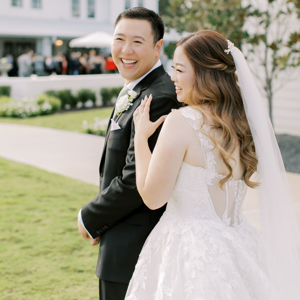 A Timeless Green and White Wedding Catered by Café Natalie