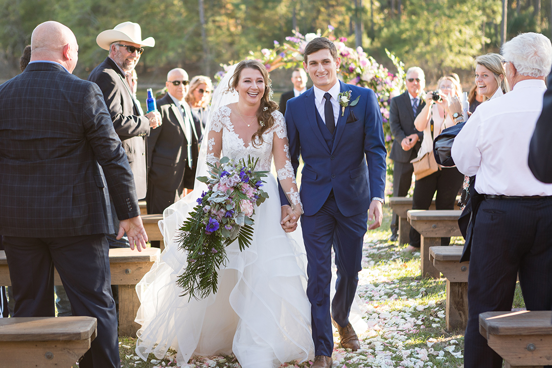 houston, texas, ranch wedding, lake-side ceremony, purple, blush, blue, Hayley Paige, cowboy, photob