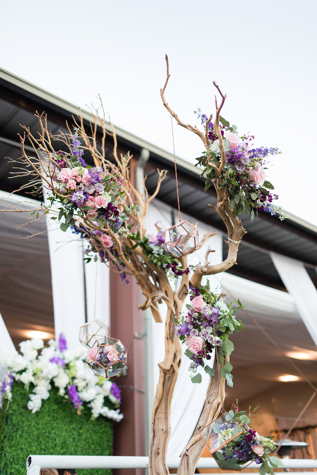 houston, texas, ranch wedding, lake-side ceremony, purple, blush, blue, Hayley Paige, cowboy, photob