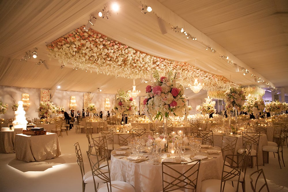 floral theme wedding 