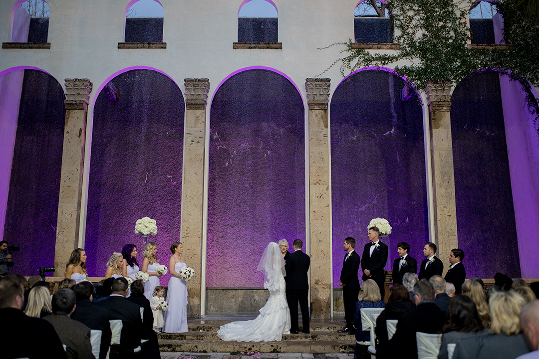 houston, Bell Tower on 34th, dynamo dancer, bridal party, city wedding, purple, gold, sports, weddin