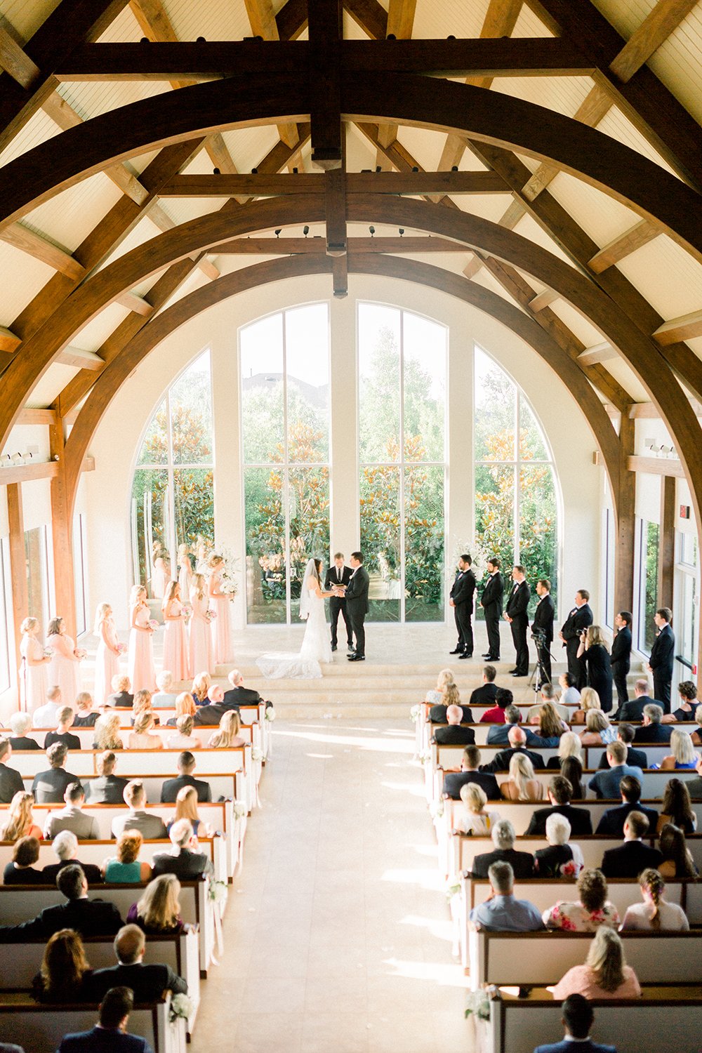 romantic houston wedding chapel for ceremony