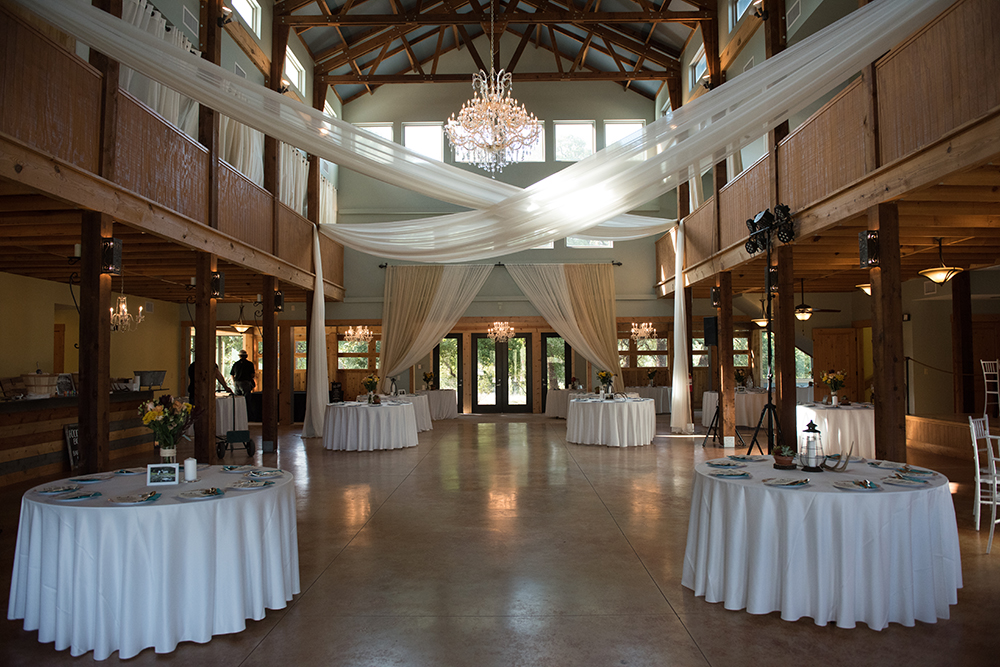 wedding reception decor - la estancia bella