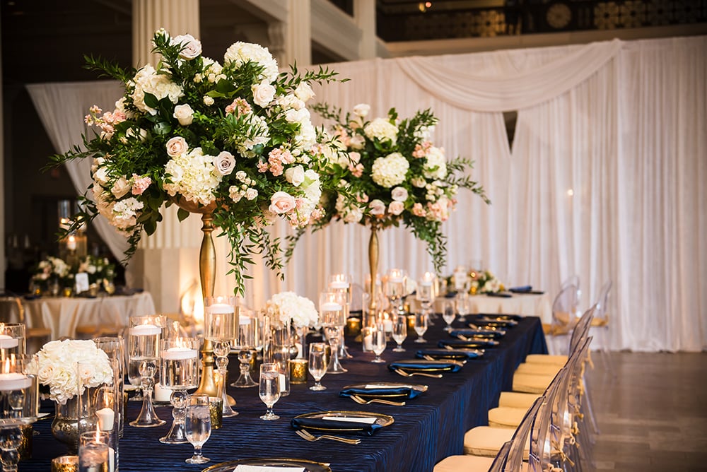 reception decor - florals