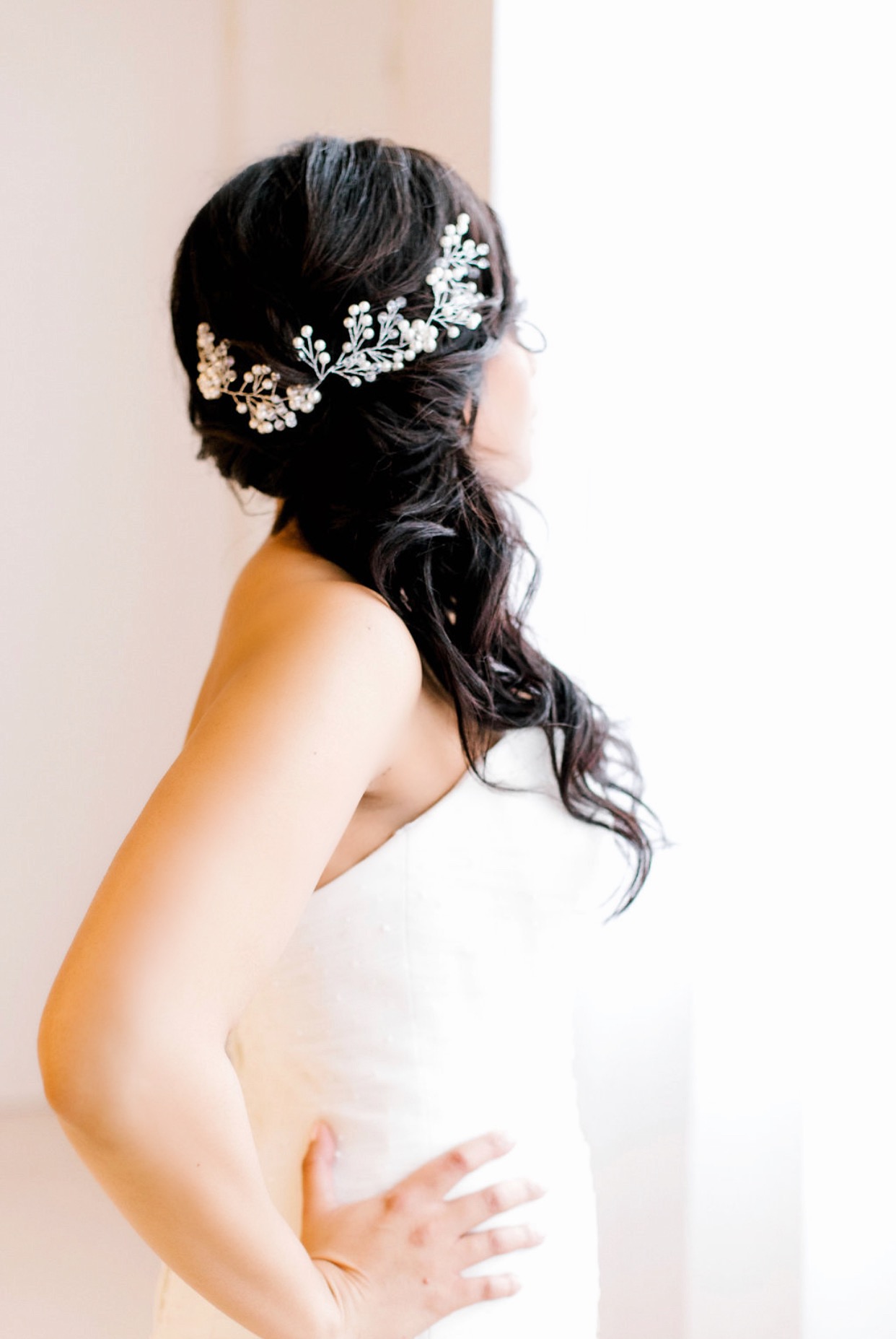 Elegant Bridal Hair with Accessories - Blush Hair & Makeup Artistry